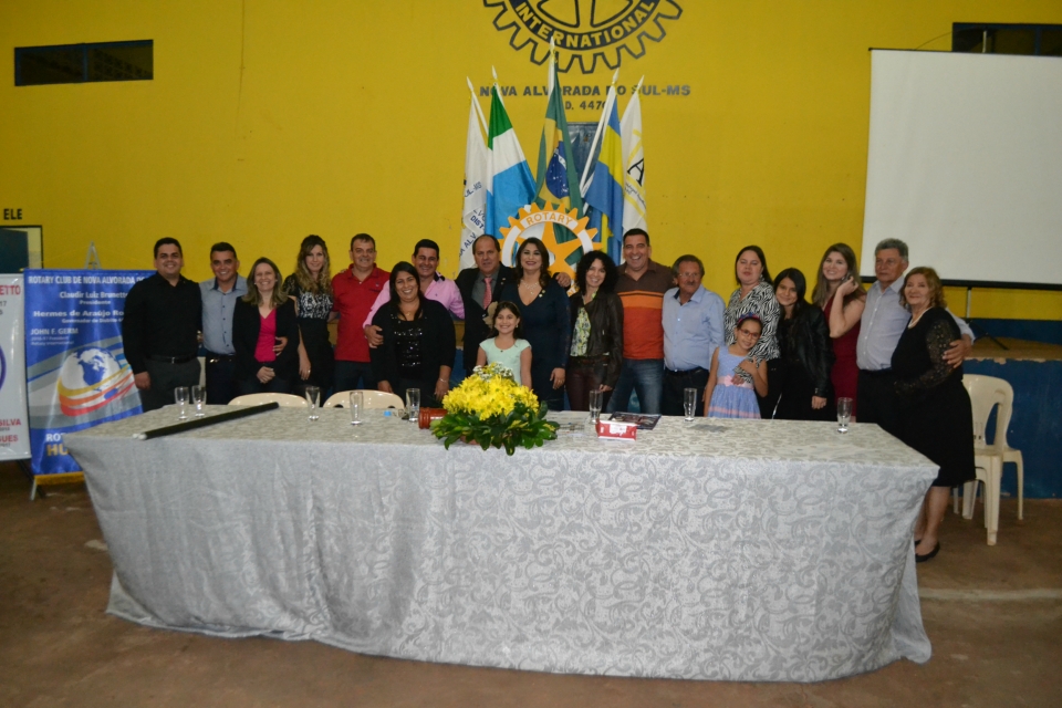 Claudir Luiz Bruneto assume a presidência do Rotary Club