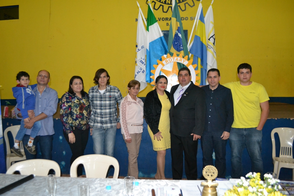 Claudir Luiz Bruneto assume a presidência do Rotary Club