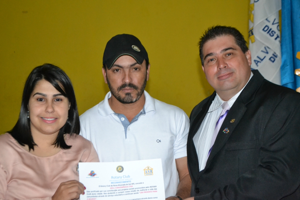 Claudir Luiz Bruneto assume a presidência do Rotary Club