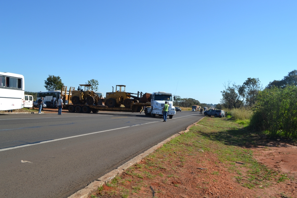Tropa de Choque faz reintegração de posse na fazenda Bordon