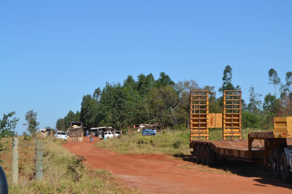 Tropa de Choque faz reintegração de posse na fazenda Bordon