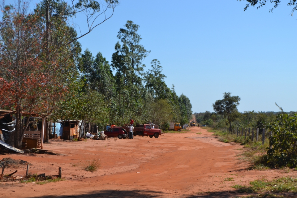 Tropa de Choque faz reintegração de posse na fazenda Bordon
