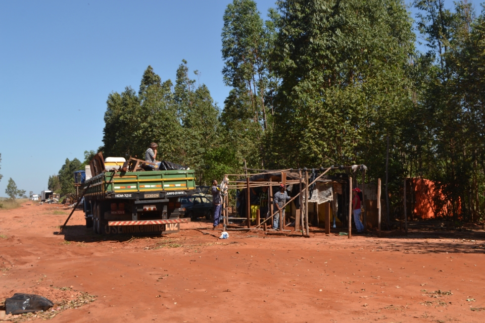 Tropa de Choque faz reintegração de posse na fazenda Bordon