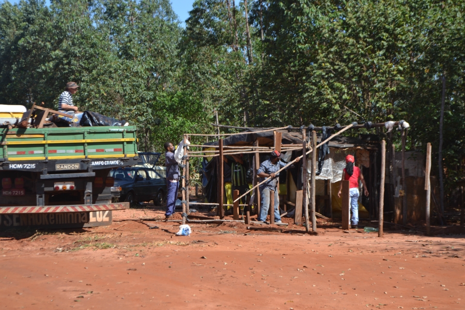 Tropa de Choque faz reintegração de posse na fazenda Bordon