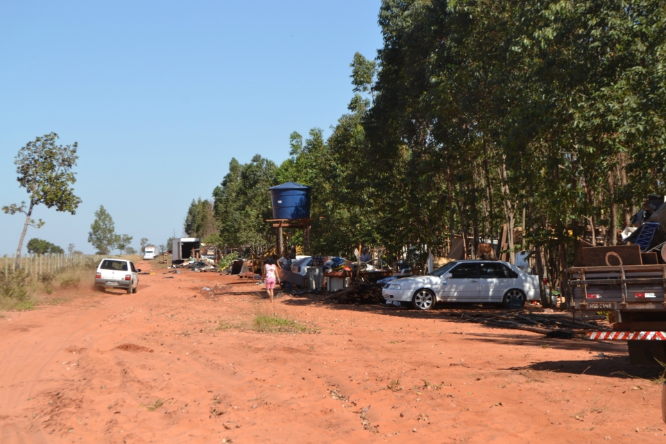 Tropa de Choque faz reintegração de posse na fazenda Bordon