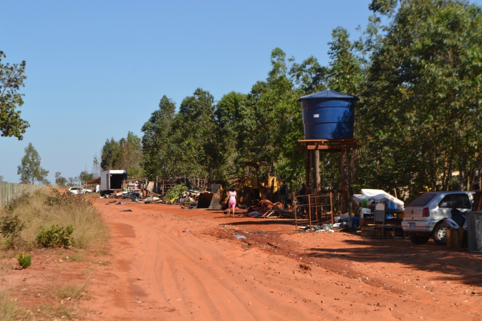 Tropa de Choque faz reintegração de posse na fazenda Bordon