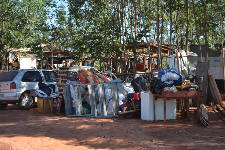 Tropa de Choque faz reintegração de posse na fazenda Bordon