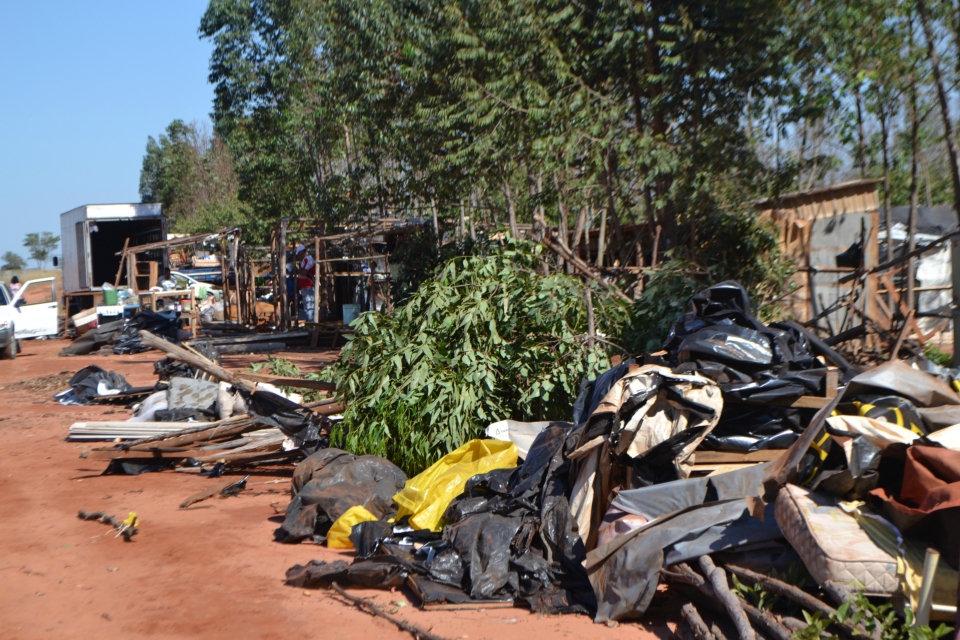 Tropa de Choque faz reintegração de posse na fazenda Bordon