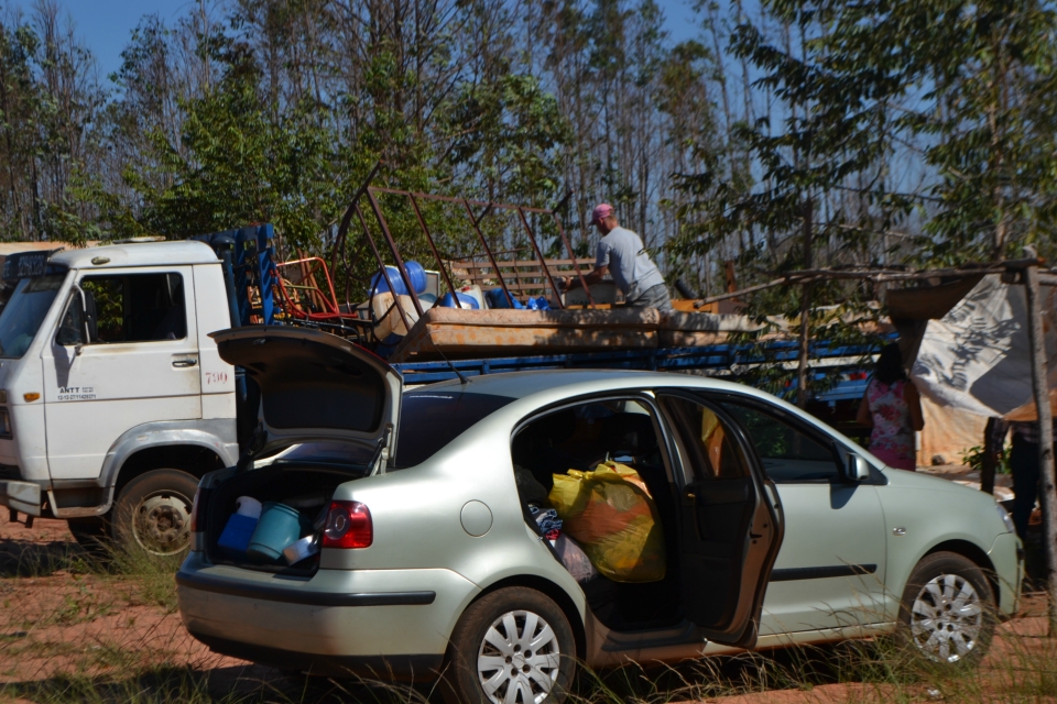 Tropa de Choque faz reintegração de posse na fazenda Bordon