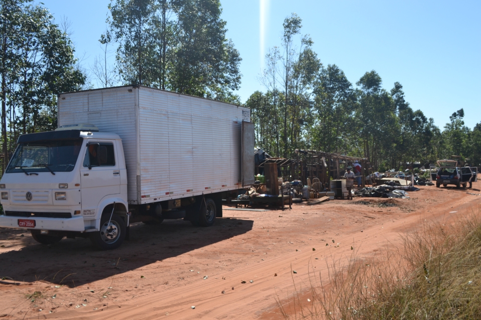 Tropa de Choque faz reintegração de posse na fazenda Bordon