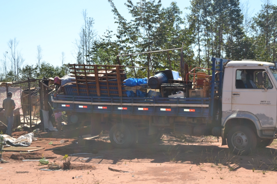 Tropa de Choque faz reintegração de posse na fazenda Bordon