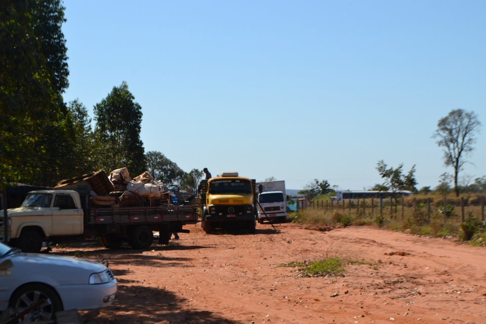 Tropa de Choque faz reintegração de posse na fazenda Bordon