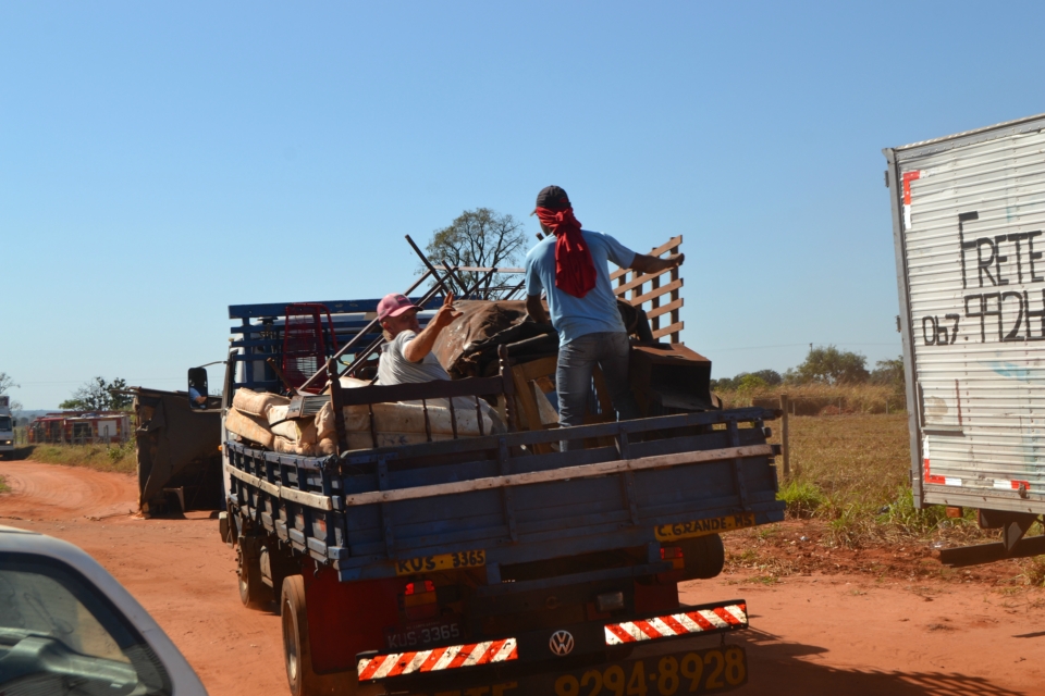 Tropa de Choque faz reintegração de posse na fazenda Bordon