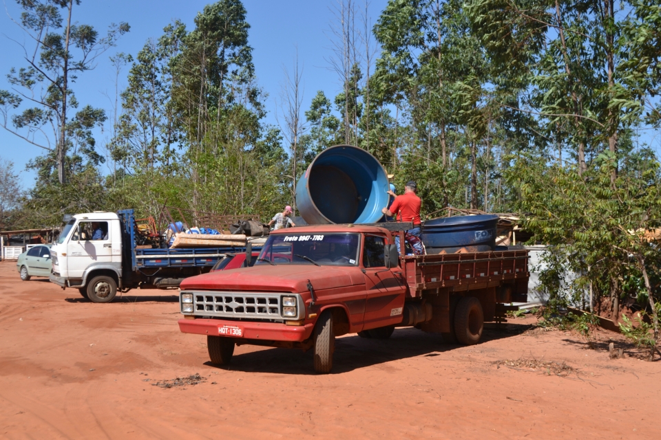Tropa de Choque faz reintegração de posse na fazenda Bordon