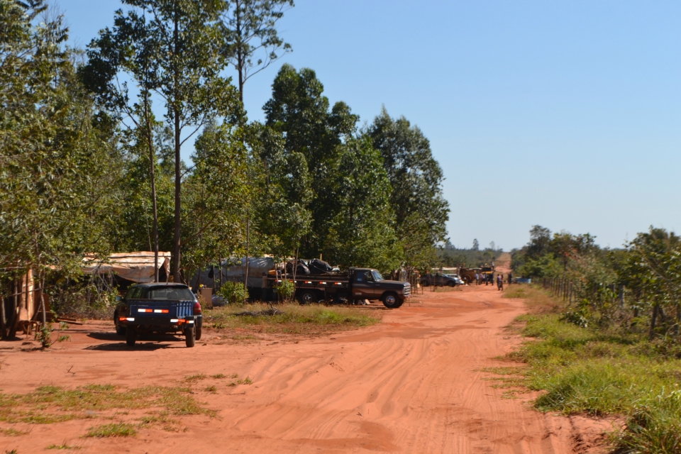 Tropa de Choque faz reintegração de posse na fazenda Bordon