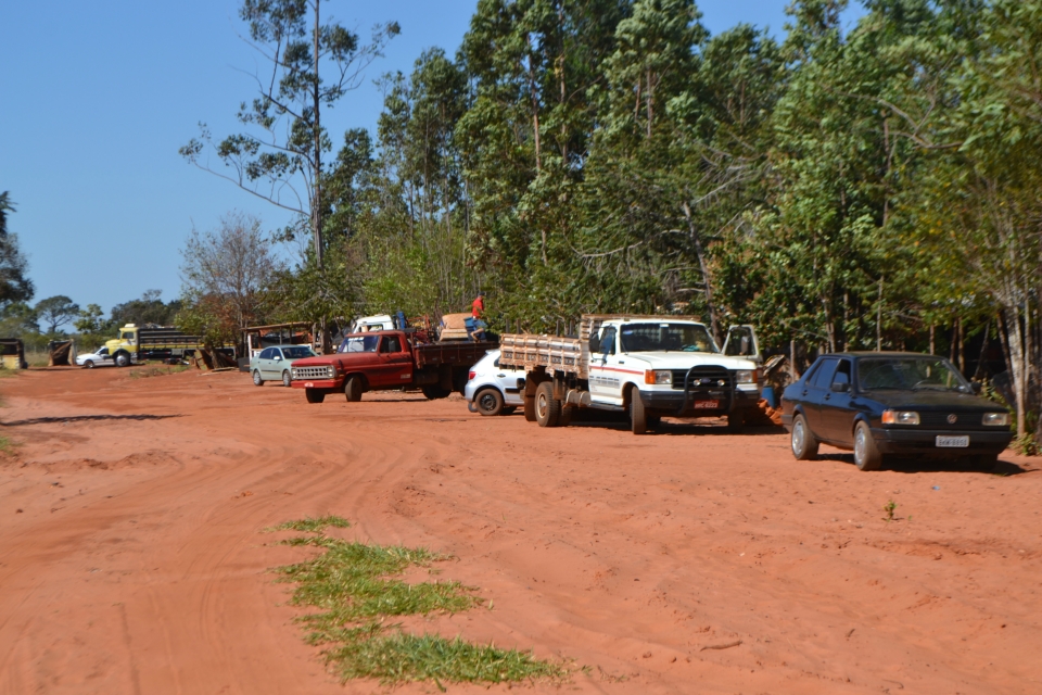 Tropa de Choque faz reintegração de posse na fazenda Bordon