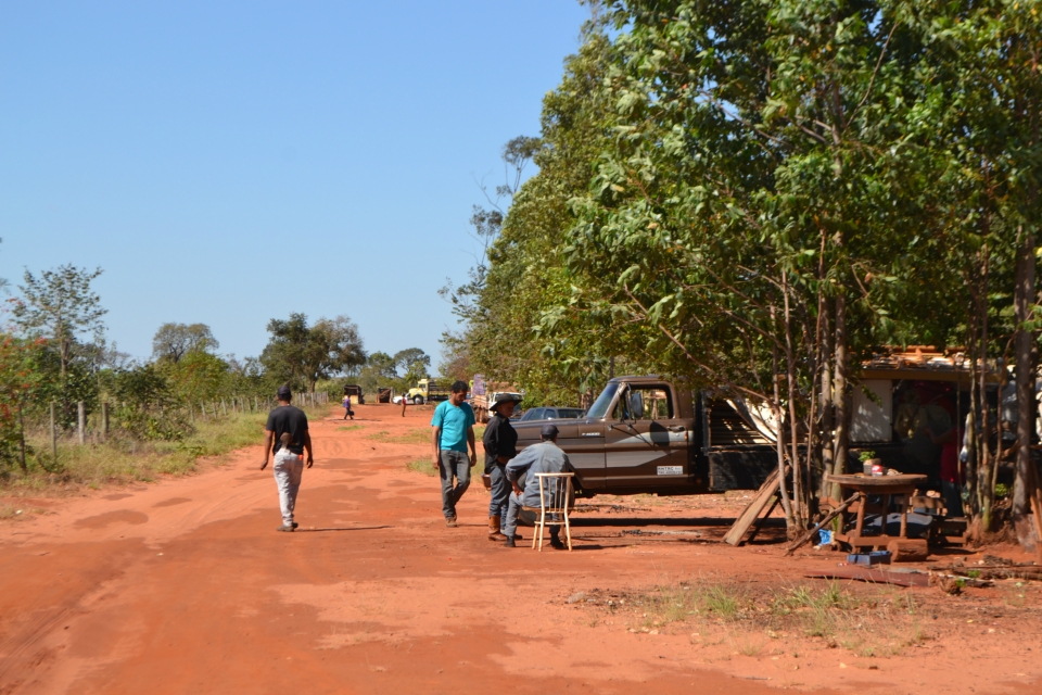 Tropa de Choque faz reintegração de posse na fazenda Bordon