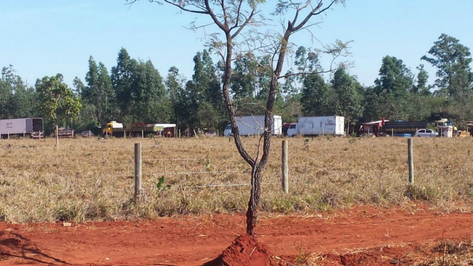 Tropa de Choque faz reintegração de posse na fazenda Bordon