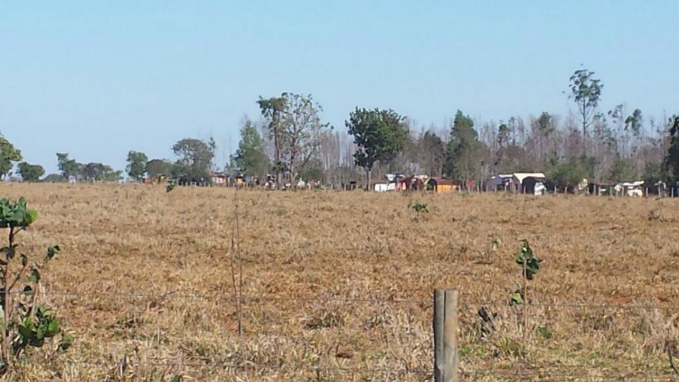 Tropa de Choque faz reintegração de posse na fazenda Bordon