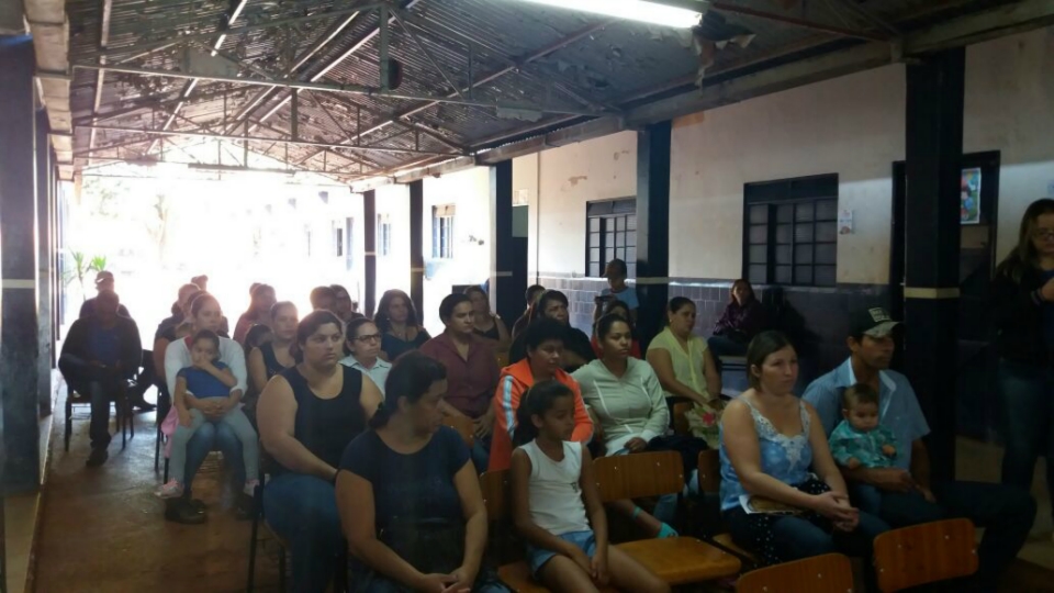 Professores e alunos do município recebem palestras sobre a campanha “Agosto Lilás” Professores e alunos do município recebem palestras sobre a campanha “Agosto Lilás”