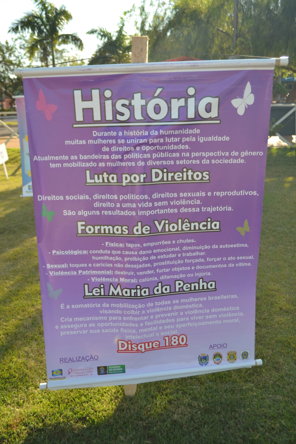O mês de ações para o “Agosto Lilás” encerrou na última sexta-feira O mês de ações para o “Agosto Lilás” encerrou na última sexta-feira