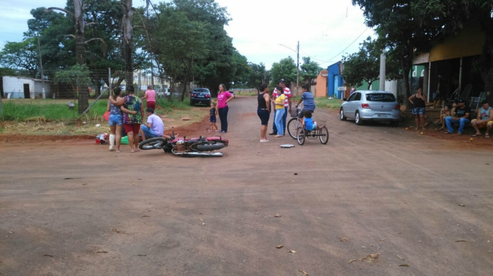 Coordenador de Serviços Urbanos socorre menor em acidente de transito em Nova Alvorada do Sul Coordenador de Serviços Urbanos socorre menor em acidente de transito em Nova Alvorada do Sul