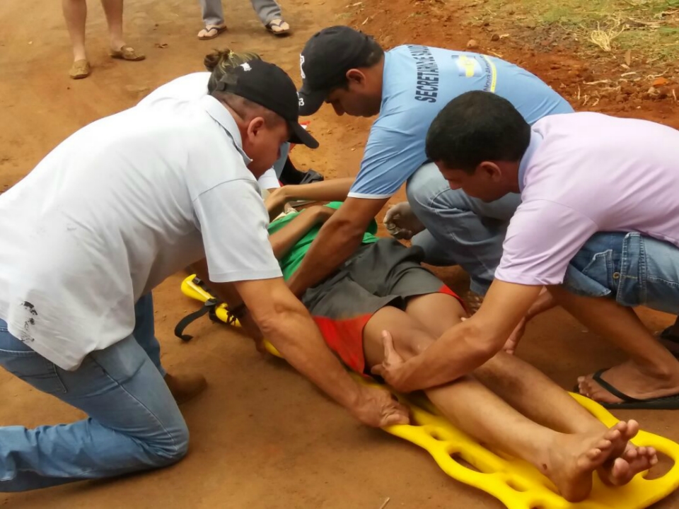 Coordenador de Serviços Urbanos socorre menor em acidente de transito em Nova Alvorada do Sul Coordenador de Serviços Urbanos socorre menor em acidente de transito em Nova Alvorada do Sul