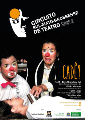 Circuito Sul-Mato-grossense de Teatro 2016 estará em Nova Alvorada do Sul