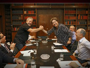 Ministro do TSE nega liminar para proibir reuniões políticas no Alvorada A presidente Dilma se reuniu com Lula na semanapassada no Palácio da Alvorada (Foto: RicardoStuckert/Instituto Lula)