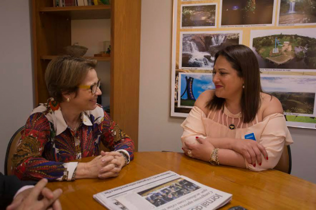 Deputada Federal Tereza Cristina e a Prefeita Marcia Marques
