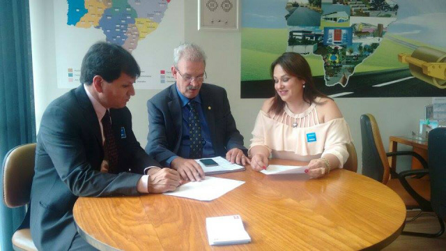 Afrânio Marques, Deputado Federal Geraldo Rezende e a Prefeita Márcia Marques