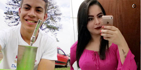 Jean César e Nara morrem em acidente na BR-163.:/ Foto Arquivo pessoal facebook