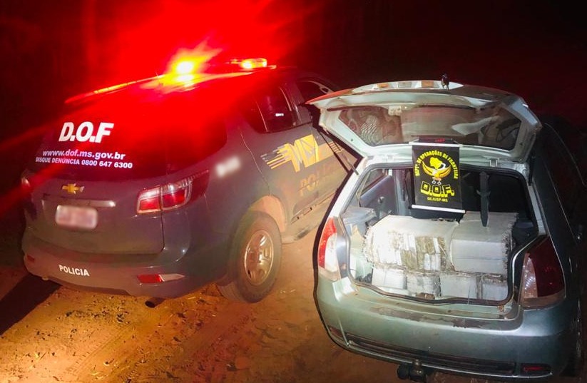 Veículo com mais de 300 Kg de maconha foi apreendido pelo DOF durante a Operação Hórus Veículo com mais de 300 Kg de maconha foi apreendido pelo DOF durante a Operação Hórus