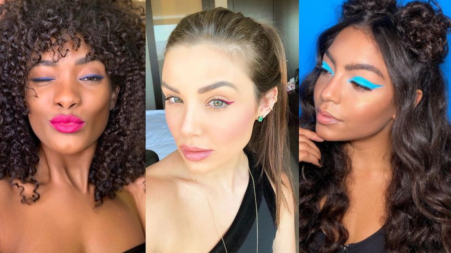 Delineado colorido: saia do tradicional e aposte num look vibrante Delineado colorido: saia do tradicional e aposte num look vibrante