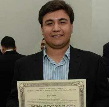 Raphael Albuquerque é o vereador mais novo de Anastácio Raphael Albuquerque, do PTB é o mais novo vereador da Câmara. com 21 anos. foto Assessoria PTB