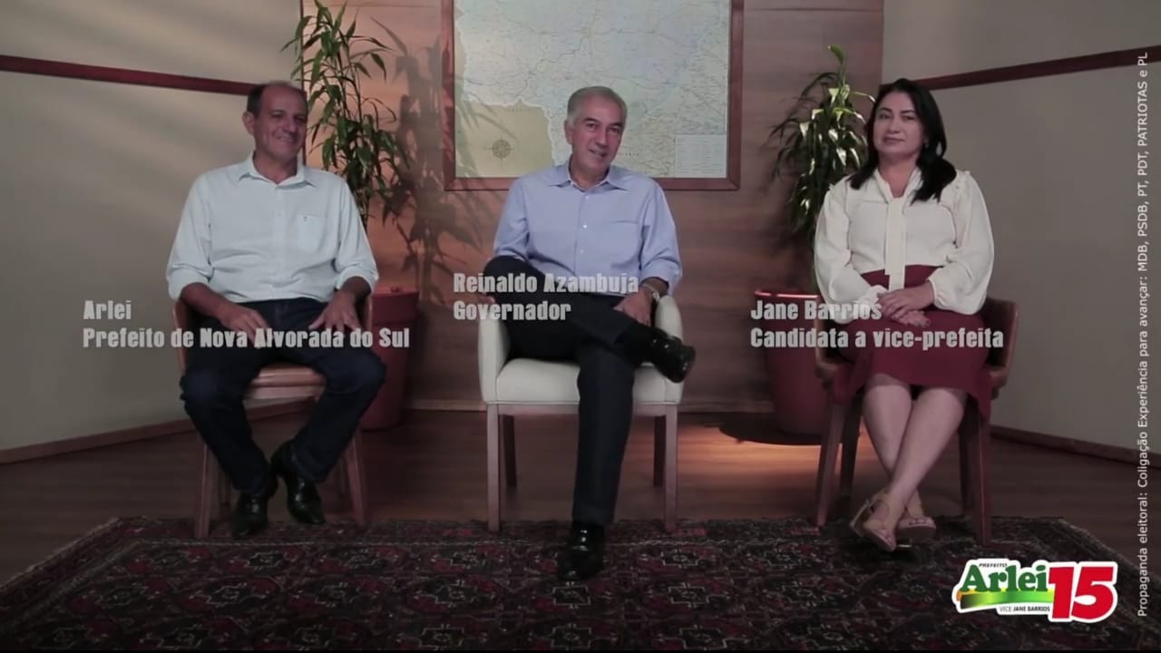 Promotoria pede impugnação da candidatura de Arlei Barbosa (MDB) e Jane Barrios (PSDB)