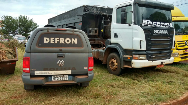 DEFRON recupera carreta furtada DEFRON