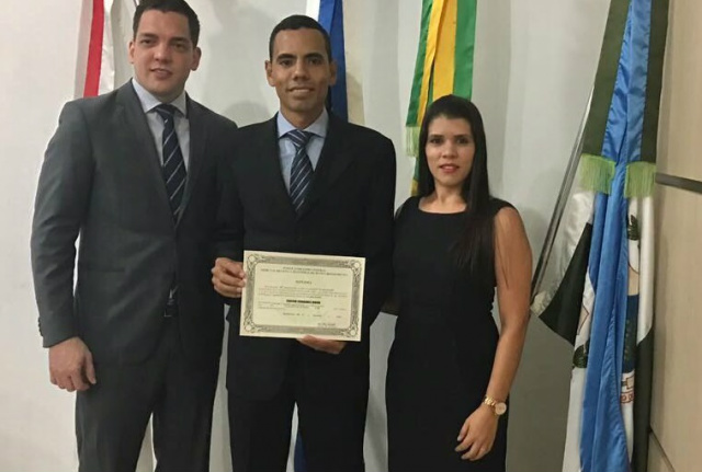 Investigador de Polícia é destaque nas eleições em Bandeirantes Juiz de direito Dr. Vitor Dias Zampieri, vereador Eugênio Fernandes e esposa esposa Edleuza Borges