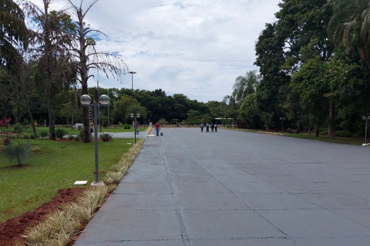 Rampa de acesso a Assembleia Legislativa de Mato Grosso do Sul