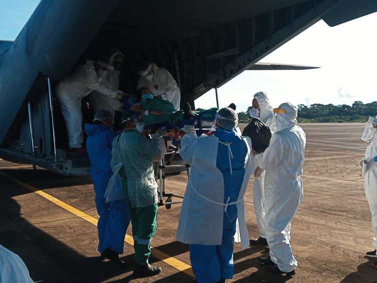 Maioria dos pacientes não quer ser transferida, afirma governo de RO © Reprodução Twitter oficial do Ministério da Defesa