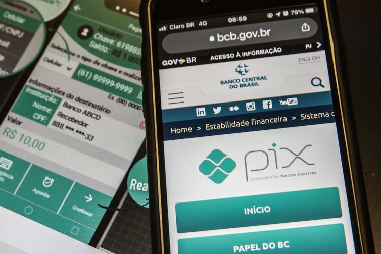 Conta salário poderá ser movimentada por Pix, diz diretor do BC © Marcello Casal JrAgência Brasil