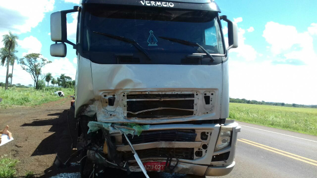 Funcionário da usina BIOSEV morre em grave acidente da BR 163 Foto Maikon Junior