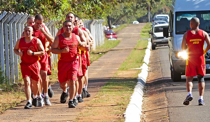 Candidatos do concurso de 2018 dos Bombeiros fazem teste de aptidão física neste final de semana