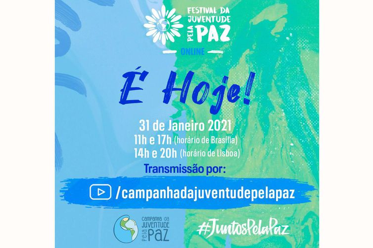 Jovens se reúnem em evento internacional pela cultura da paz © Festival da Juventude pela Paz