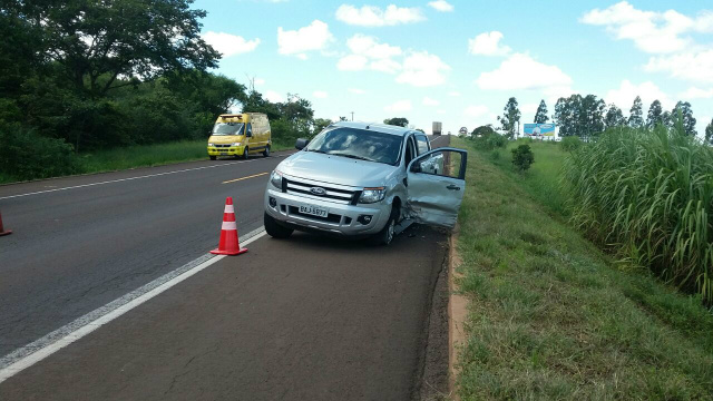 Acidente com três vítimas fatais na BR 163 em Nova Alvorada do Sul Foto Divulgação