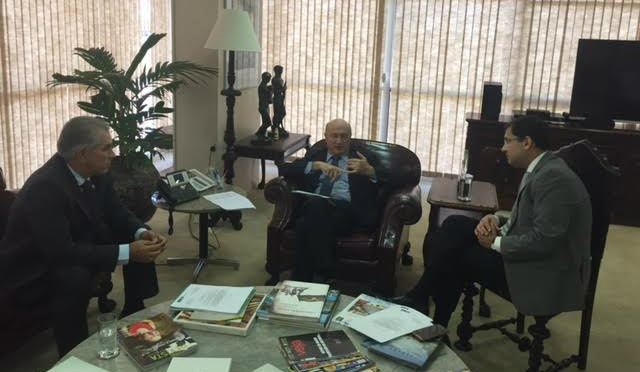 Reinaldo articula no Ministério da Justiça liberação de recursos para ampliar 10 presídios de MS Reinaldo articula no Ministério da Justiça liberação de recursos para ampliar 10 presídios de MS