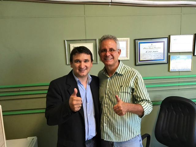 Vereador de Tacuru é candidato a presidente da União das Câmaras de MS Regis PTB e Sergio Nogueira PSDB