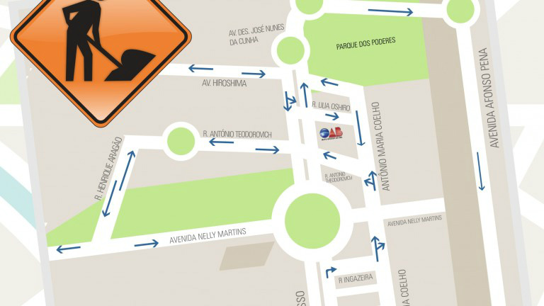 Com interdição da Mato Grosso, AGETRAN recomenda Afonso Pena e vai criar rota alternativa Com interdição da Mato Grosso, AGETRAN recomenda Afonso Pena e vai criar rota alternativa