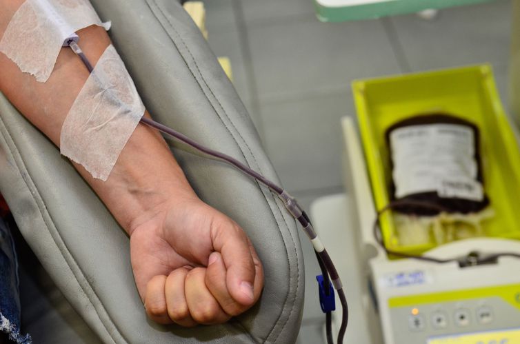 Governo incentiva doação de sangue antes de imunização contra covid-19 © EBC