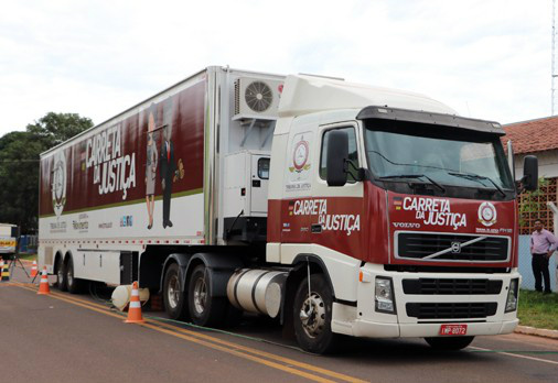 Carreta da Justiça: Campanha Mulher Brasileira estará em Anhanduí nesta terça
